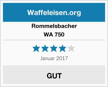 Rommelsbacher WA 750 Test