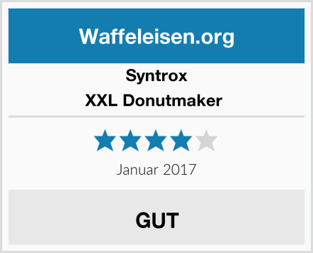 Syntrox XXL Donutmaker  Test