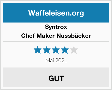 Syntrox Chef Maker Nussbäcker Test