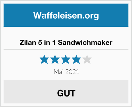  Zilan 5 in 1 Sandwichmaker Test