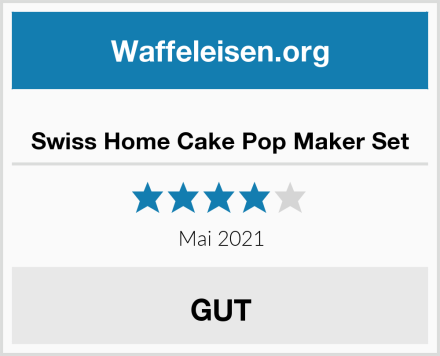  Swiss Home Cake Pop Maker Set Test