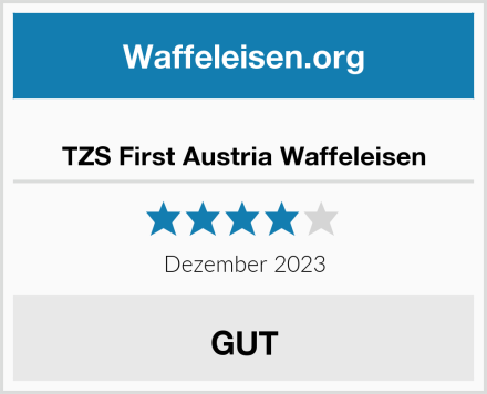 TZS First Austria Waffeleisen Test