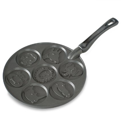 18cm Pancake Maker Runde Form Aluminiumlegierung Eist/üte Maker Antihaft-Eierbr/ötchen Pfanne Waffel Backform Pfanne K/üche Backwerkzeug